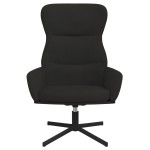 vidaXL Scaun de relaxare, negru, catifea vidaXL Scaun de relaxare, negru, catifea