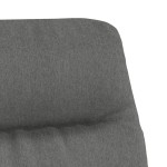 vidaXL Scaun de relaxare, gri deschis, material textil