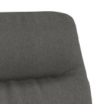 vidaXL Scaun de relaxare, gri închis, material textil