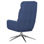 vidaXL Scaun de relaxare, albastru, material textil