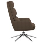 vidaXL Scaun de relaxare, gri taupe, material textil