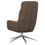 vidaXL Scaun de relaxare, gri taupe, material textil