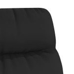 vidaXL Scaun de relaxare, negru, piele ecologică vidaXL Scaun de relaxare, negru, piele ecologică