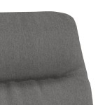 vidaXL Scaun de relaxare, gri deschis, material textil