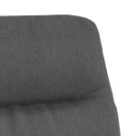 vidaXL Scaun de relaxare, gri închis, material textil
