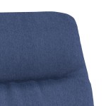 vidaXL Scaun de relaxare, albastru, material textil