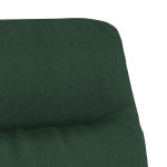 vidaXL Scaun de relaxare, verde închis, material textil