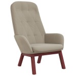 vidaXL Scaun de relaxare, gri deschis, catifea