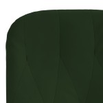 vidaXL Scaun de relaxare, verde închis, catifea