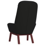 vidaXL Scaun de relaxare, negru, catifea