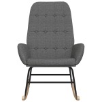 vidaXL Scaun balansoar, gri deschis, material textil vidaXL Scaun balansoar, gri deschis, material textil