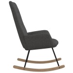 vidaXL Scaun balansoar, gri deschis, material textil vidaXL Scaun balansoar, gri deschis, material textil