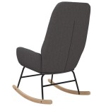 vidaXL Scaun balansoar, gri deschis, material textil vidaXL Scaun balansoar, gri deschis, material textil