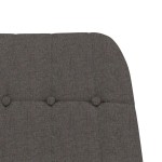 vidaXL Scaun balansoar, gri închis, material textil vidaXL Scaun balansoar, gri închis, material textil