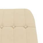vidaXL Scaun balansoar, crem, material textil vidaXL Scaun balansoar, crem, material textil