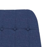 vidaXL Scaun balansoar, albastru, material textil