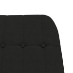 vidaXL Scaun balansoar, negru, material textil vidaXL Scaun balansoar, negru, material textil