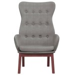 vidaXL Scaun de relaxare, gri deschis, material textil