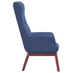 vidaXL Scaun de relaxare, albastru, material textil