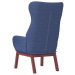 vidaXL Scaun de relaxare, albastru, material textil