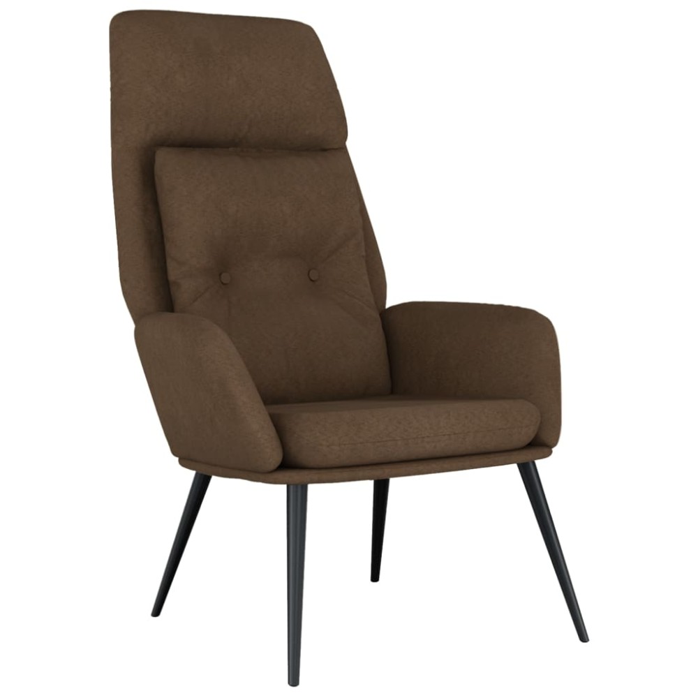 vidaXL Scaun de relaxare, maro, piele întoarsă artificială