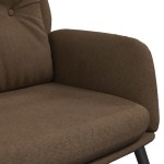 vidaXL Scaun de relaxare, maro, piele întoarsă artificială