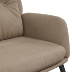vidaXL Scaun de relaxare, gri taupe, piele întoarsă artificială vidaXL Scaun de relaxare, gri taupe, piele întoarsă artificială