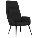 vidaXL Scaun de relaxare, negru, piele întoarsă ecologică