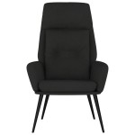 vidaXL Scaun de relaxare, negru, piele întoarsă ecologică