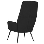 vidaXL Scaun de relaxare, negru, piele întoarsă ecologică