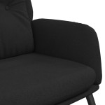 vidaXL Scaun de relaxare, negru, piele întoarsă ecologică