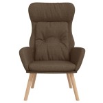 vidaXL Scaun de relaxare, maro, material textil vidaXL Scaun de relaxare, maro, material textil