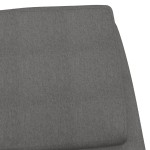 vidaXL Scaun de relaxare, gri deschis, material textil