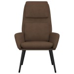 vidaXL Scaun de relaxare, maro, material textil vidaXL Scaun de relaxare, maro, material textil