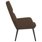 vidaXL Scaun de relaxare, maro, material textil vidaXL Scaun de relaxare, maro, material textil