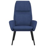 vidaXL Scaun de relaxare, albastru, material textil