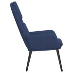 vidaXL Scaun de relaxare, albastru, material textil