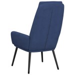 vidaXL Scaun de relaxare, albastru, material textil