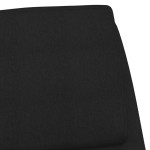 vidaXL Scaun de relaxare, negru, material textil vidaXL Scaun de relaxare, negru, material textil