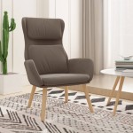 vidaXL Scaun de relaxare, maro, catifea vidaXL Scaun de relaxare, maro, catifea