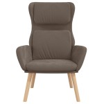 vidaXL Scaun de relaxare, maro, catifea vidaXL Scaun de relaxare, maro, catifea