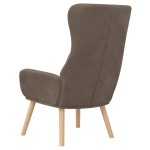 vidaXL Scaun de relaxare, maro, catifea vidaXL Scaun de relaxare, maro, catifea
