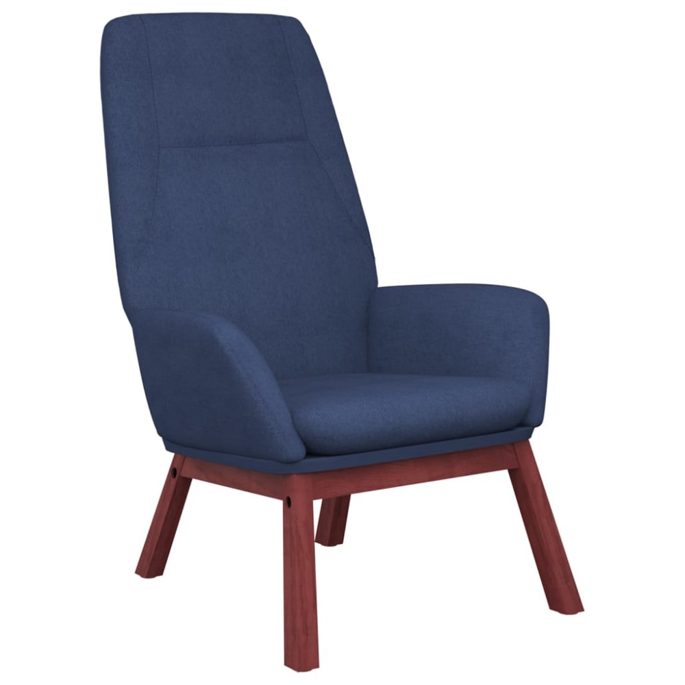 vidaXL Scaun de relaxare, albastru, material textil