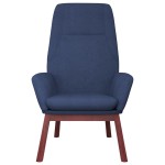 vidaXL Scaun de relaxare, albastru, material textil