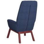 vidaXL Scaun de relaxare, albastru, material textil