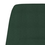 vidaXL Scaun de relaxare, verde închis, material textil vidaXL Scaun de relaxare, verde închis, material textil