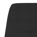vidaXL Scaun de relaxare, negru, material textil vidaXL Scaun de relaxare, negru, material textil