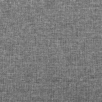 vidaXL Scaun de relaxare, gri deschis, material textil