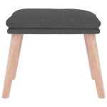 vidaXL Taburet, gri închis, 45x29,5x35 cm, material textil vidaXL Taburet, gri închis, 45x29,5x35 cm, material textil
