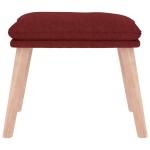 vidaXL Taburet, roșu vin, 45x29,5x35 cm, material textil vidaXL Taburet, roșu vin, 45x29,5x35 cm, material textil